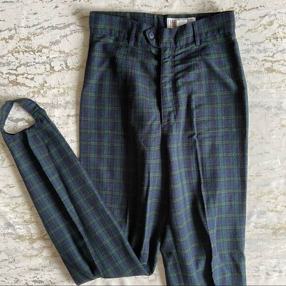 Milano Plaid High Rise Skinny Clueless Trousers - Picture 1 of 11